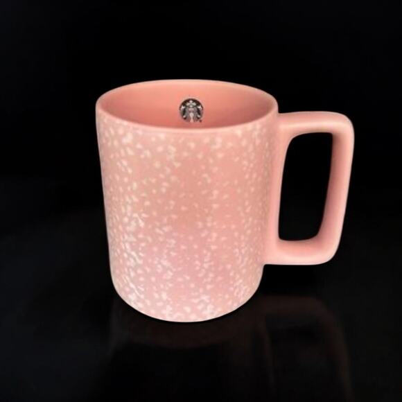 Starbucks Textured/Speckled Pink Coffee Mug/Cup 2019 Matte 12oz Valentine’s Day - Picture 5 of 6